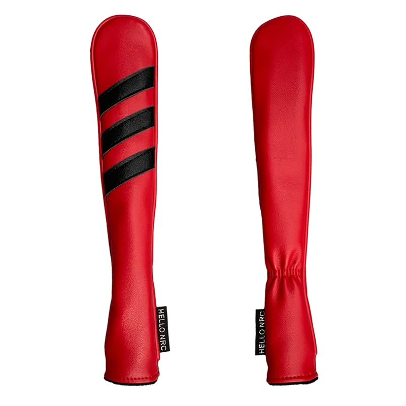 Golf Alignment Rod Cover Striped Case Holder Headcover PU Leather for Aiming Exercise Training Aid Head Protection Accessories Golf Alignment Rod Cover Striped Case Holder Headcover PU Leather for Aiming Exercise Training Aid Head Protection Accessories