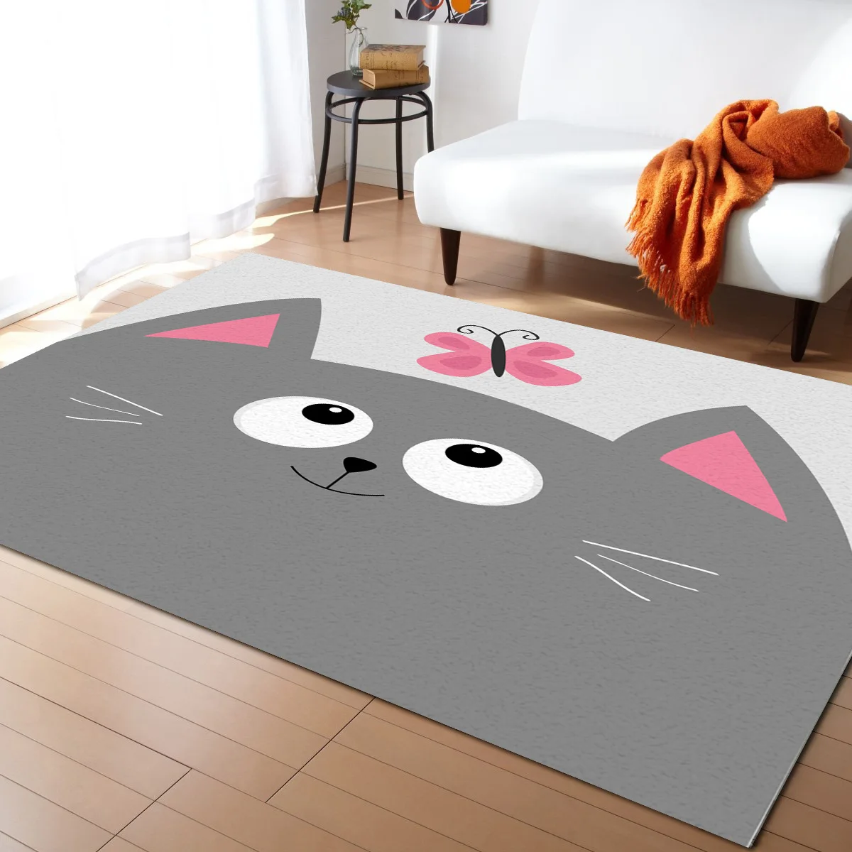 Cute Cat Cartoon Children'S Simple Carpets for Living Room Washroom Floor Mat Children Bedroom Rugs Hotel Outdoor Printed Carpet
Cute Cat Cartoon Children'S Simple Carpets for Living Room Washroom Floor Mat Children Bedroom Rugs Hotel Outdoor Printed Carpet