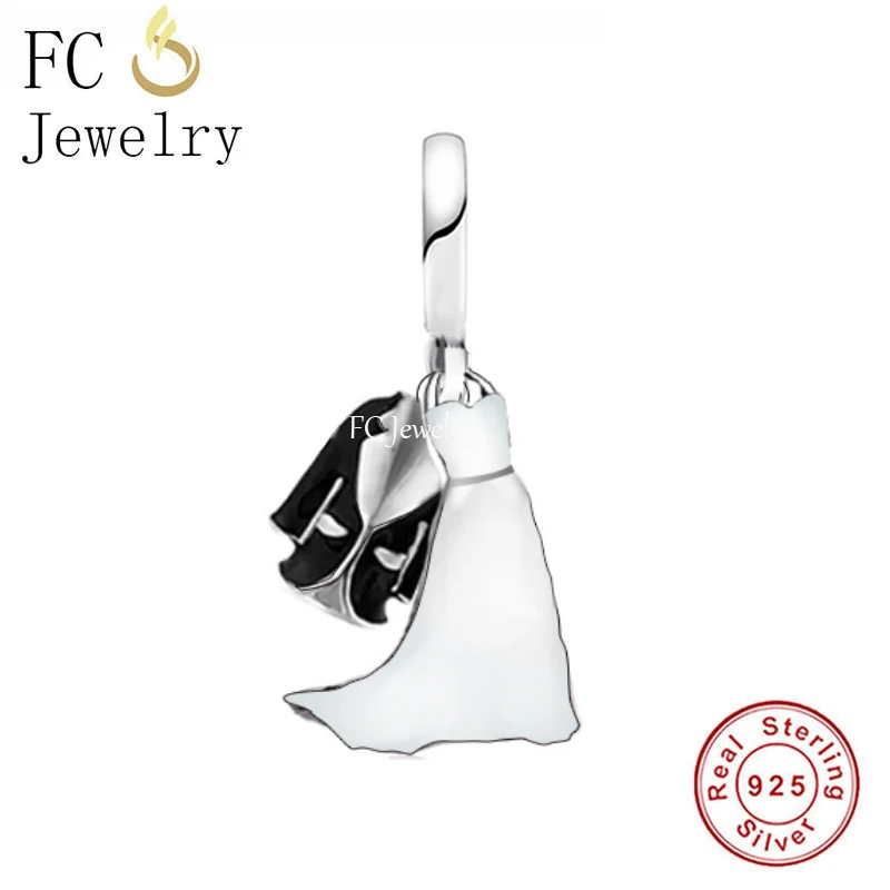 FC Jewelry Fit Original Charm Bracelet 925 Silver Black and White Wedding Groom and Bride Dress Bead For Making Women Berloque
FC Jewelry Fit Original Charm Bracelet 925 Silver Black and White Wedding Groom and Bride Dress Bead For Making Women Berloque