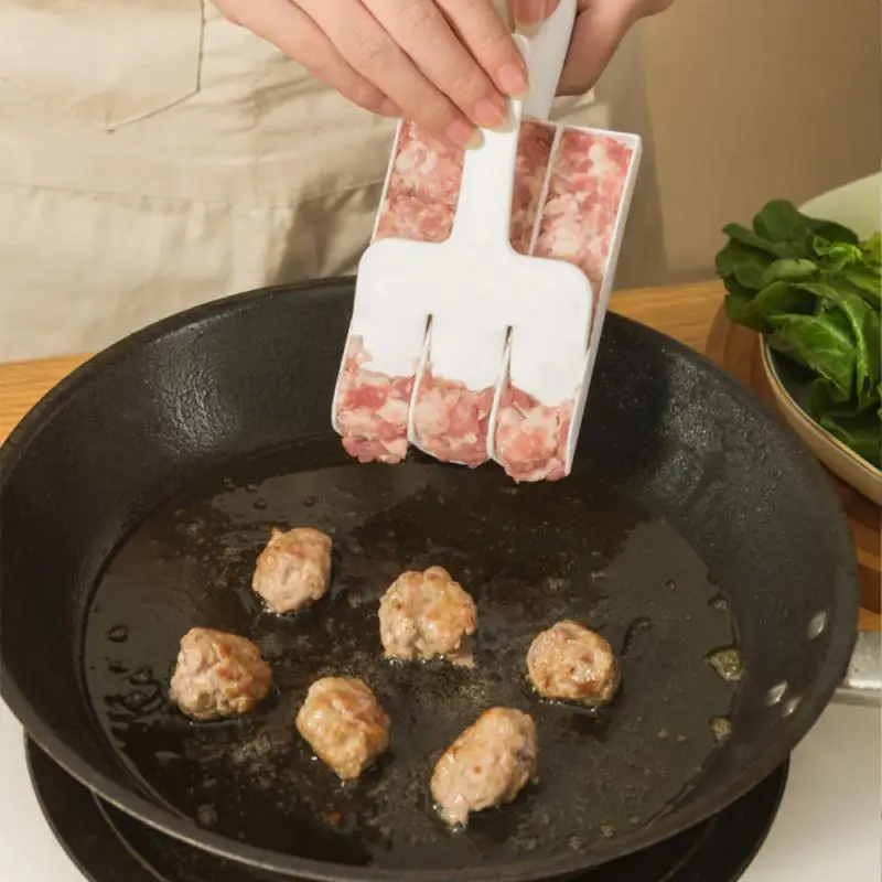 1PC Meatball Maker Useful Spoon Plastic Kitchen Gadgets Meat Tools Fried Fish Beaf Meat Making Balls Mold Cooking Accessories
1PC Meatball Maker Useful Spoon Plastic Kitchen Gadgets Meat Tools Fried Fish Beaf Meat Making Balls Mold Cooking Accessories