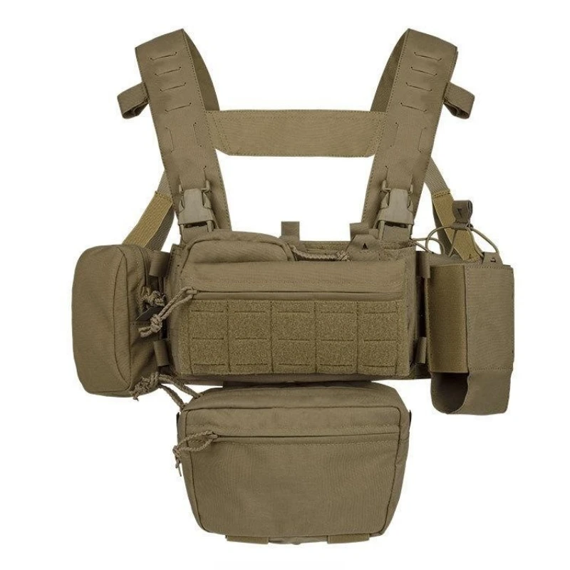 YAKEDA Cordura 500D Nylon Tactical Chest Rig Modular Load Bearing Patrol Belt With Harness and Pouches TacticoHunting Chest
YAKEDA Cordura 500D Nylon Tactical Chest Rig Modular Load Bearing Patrol Belt With Harness and Pouches TacticoHunting Chest