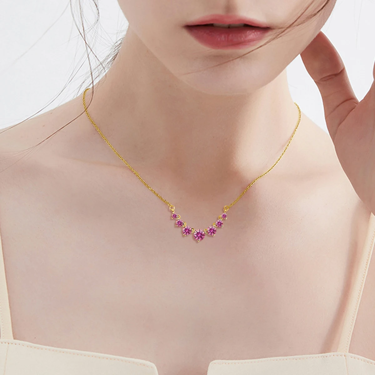 Smiles 7 Stones 2.8ct Moissanite Diamond Women's 925 Sterling Silver Necklaces Luxury Sparkling Fine Jewelry GRA Certificate 13 Mallzona Sbd23cd53c09442b08e1710a45a63b5aa2 Smiles 7 Stones 2.8ct Moissanite Diamond Women's 925 Sterling Silver Necklaces Luxury Sparkling Fine Jewelry GRA Certificate Mallzona