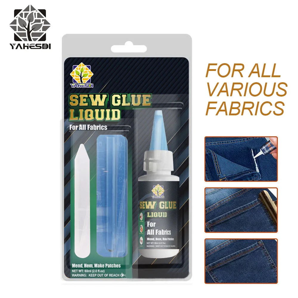 Fabric Sewing Glue Universal Instant Clothes Leather Liquid Glue for Fabrics Kit Secure Fast Drying Strong Multi Fabric Sew Glue
Fabric Sewing Glue Universal Instant Clothes Leather Liquid Glue for Fabrics Kit Secure Fast Drying Strong Multi Fabric Sew Glue