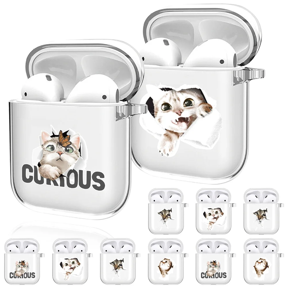 Earphone Case for Apple AirPods 1/2 Case Silicone Transparent Protective Cover for Airpods 1st/2nd Charging Box Bags
Earphone Case for Apple AirPods 1/2 Case Silicone Transparent Protective Cover for Airpods 1st/2nd Charging Box Bags
