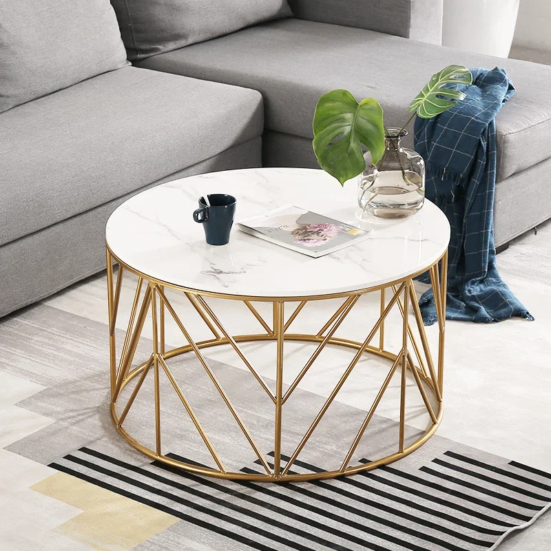 

Living Room Design Side Table Metal Luxury Minimalist Home Coffee Tables Modern Design Muebles Para El Hogar Decoration