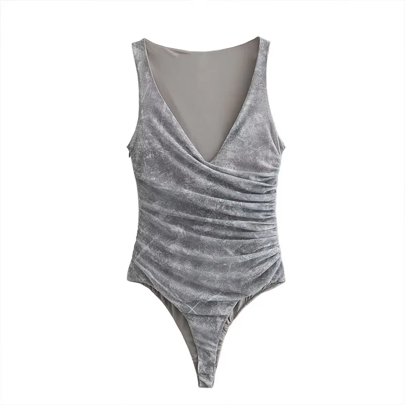 European Autumn And Winter Women's 2023 New Casual Classic V-Neck Sleeveless Pleated Silk Net Printed Jumpsuit Sexy Costumes
European Autumn And Winter Women's 2023 New Casual Classic V-Neck Sleeveless Pleated Silk Net Printed Jumpsuit Sexy Costumes