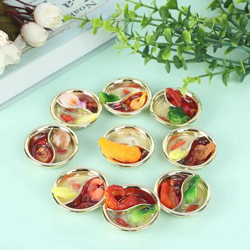 Miniature Hot Pot Model Doll House Pretend Play Toys Kitchen Cooking Pan Dollhouse Food Accessories Random Style
Miniature Hot Pot Model Doll House Pretend Play Toys Kitchen Cooking Pan Dollhouse Food Accessories Random Style