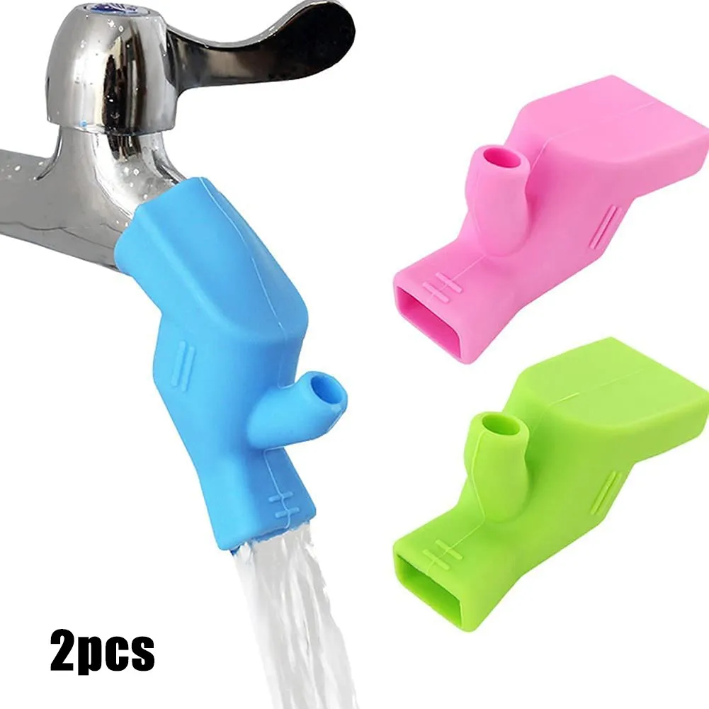 Kitchen Faucet Accessories 2pc Silicone Water-saving Extension Tap Filter Nozzle Extender Blue, Pink And Green Two Outlets Set
Kitchen Faucet Accessories 2pc Silicone Water-saving Extension Tap Filter Nozzle Extender Blue, Pink And Green Two Outlets Set