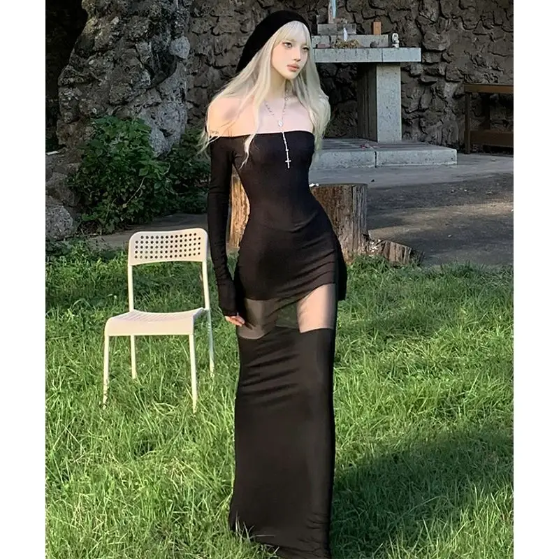 Hepburn Style Dress with Pleated and Solid Color Design, French Style, Sexy, Autumn, 2024
Hepburn Style Dress with Pleated and Solid Color Design, French Style, Sexy, Autumn, 2024