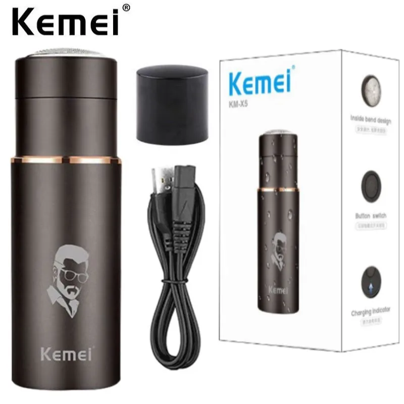 Kemei Electric Razor Beard Shavers Rechargeable Grooming Rotary Shaver For Men Portable Travel Electric Shaver Washable
Kemei Electric Razor Beard Shavers Rechargeable Grooming Rotary Shaver For Men Portable Travel Electric Shaver Washable