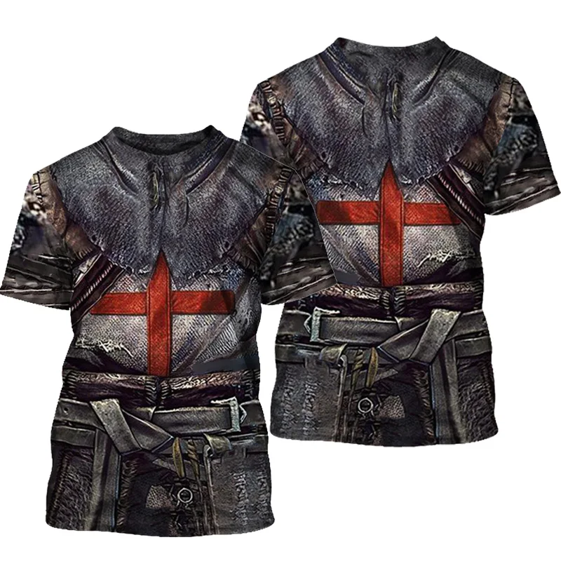 Fashion Armor Warrior Short Sleeve Round Neck Sports Loose Casual Large Top Breathable Lightweight T-shirt Quick Drying Material
Fashion Armor Warrior Short Sleeve Round Neck Sports Loose Casual Large Top Breathable Lightweight T-shirt Quick Drying Material