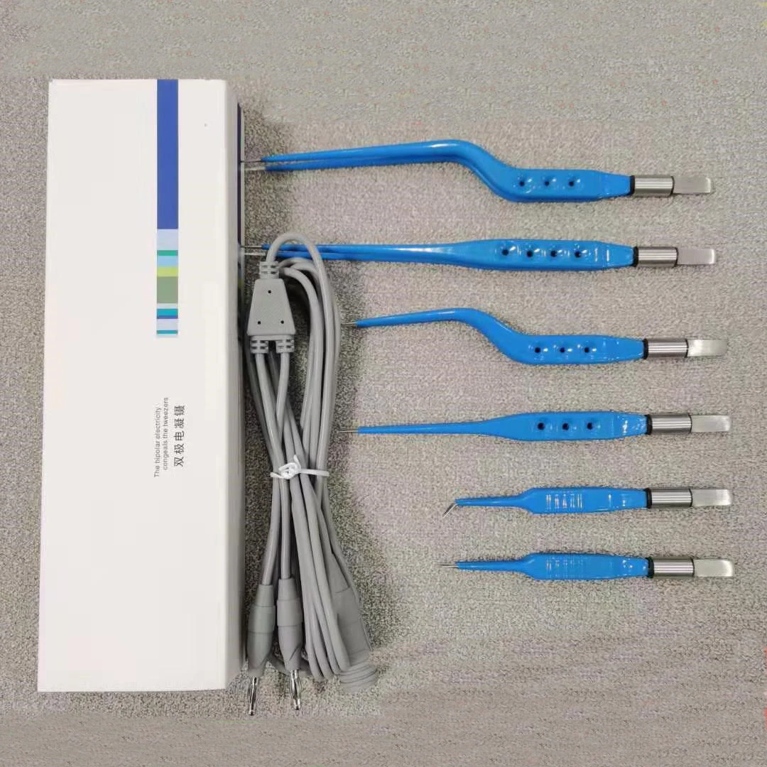 Bipolar coagulation forceps, high frequency electric knife, two-stage forceps, coagulation wire, cosmetic ophthalmology tool
Bipolar coagulation forceps, high frequency electric knife, two-stage forceps, coagulation wire, cosmetic ophthalmology tool