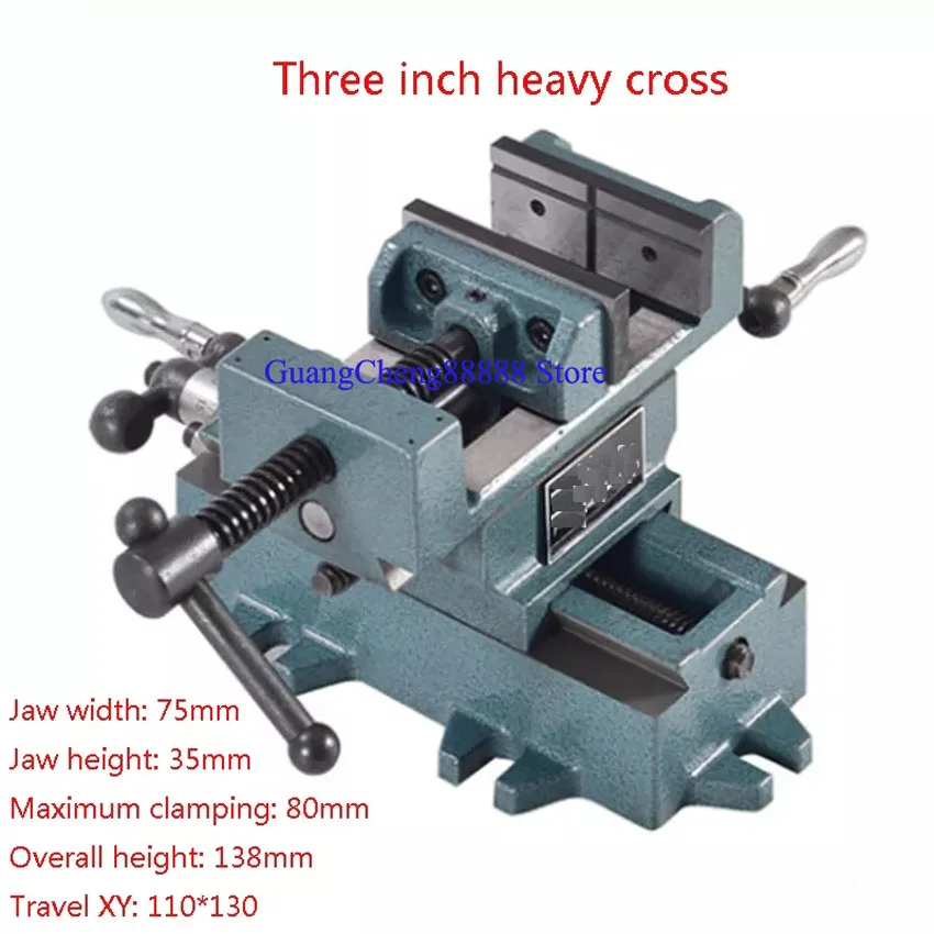 

Two-way movement vise workbench Industrial heavy precision cross flat pliers 3 inch 4 inch cross clamp bench High Quality