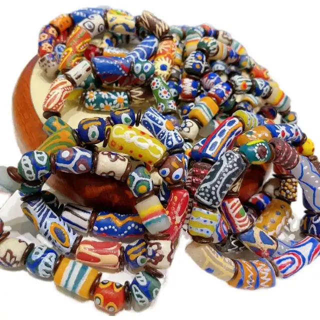 Bracelets perlés au chalumeau des Prairies commandés Perles colorées pour les filles BB-288 1