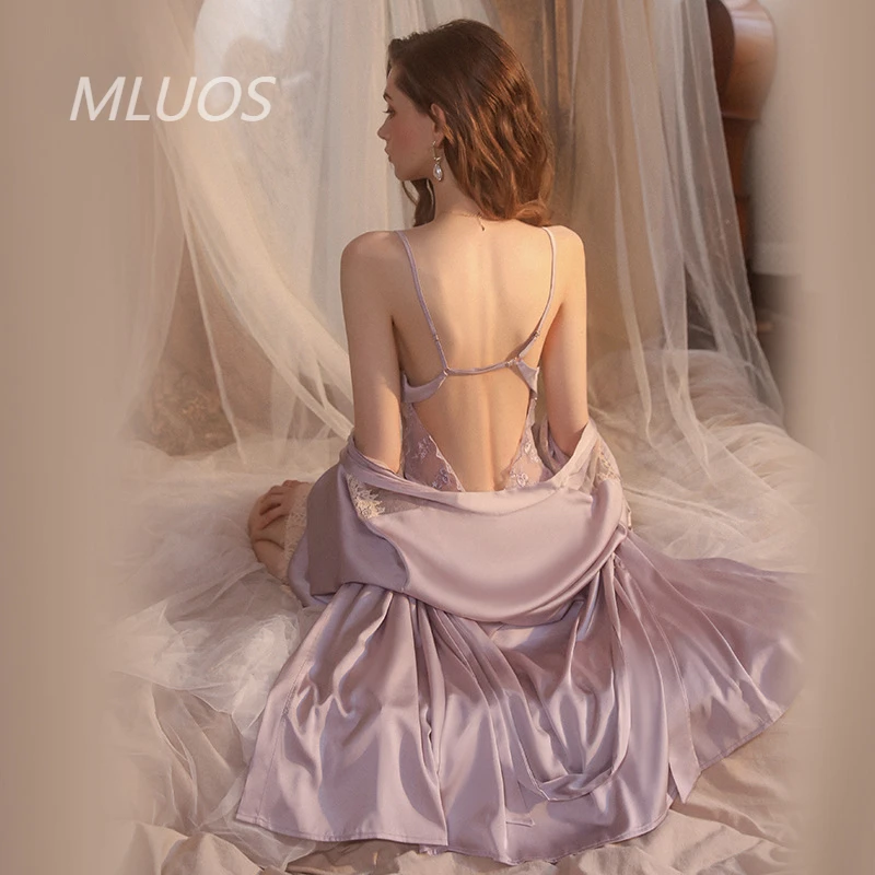 Новинка, женская пижама, сексуальная шелковистая гладкая атласная Повседневная Женская одежда, комплект с открытой спиной, пижамные комплекты
Новинка, женская пижама, сексуальная шелковистая гладкая атласная Повседневная Женская одежда, комплект с открытой спиной, пижамные комплекты