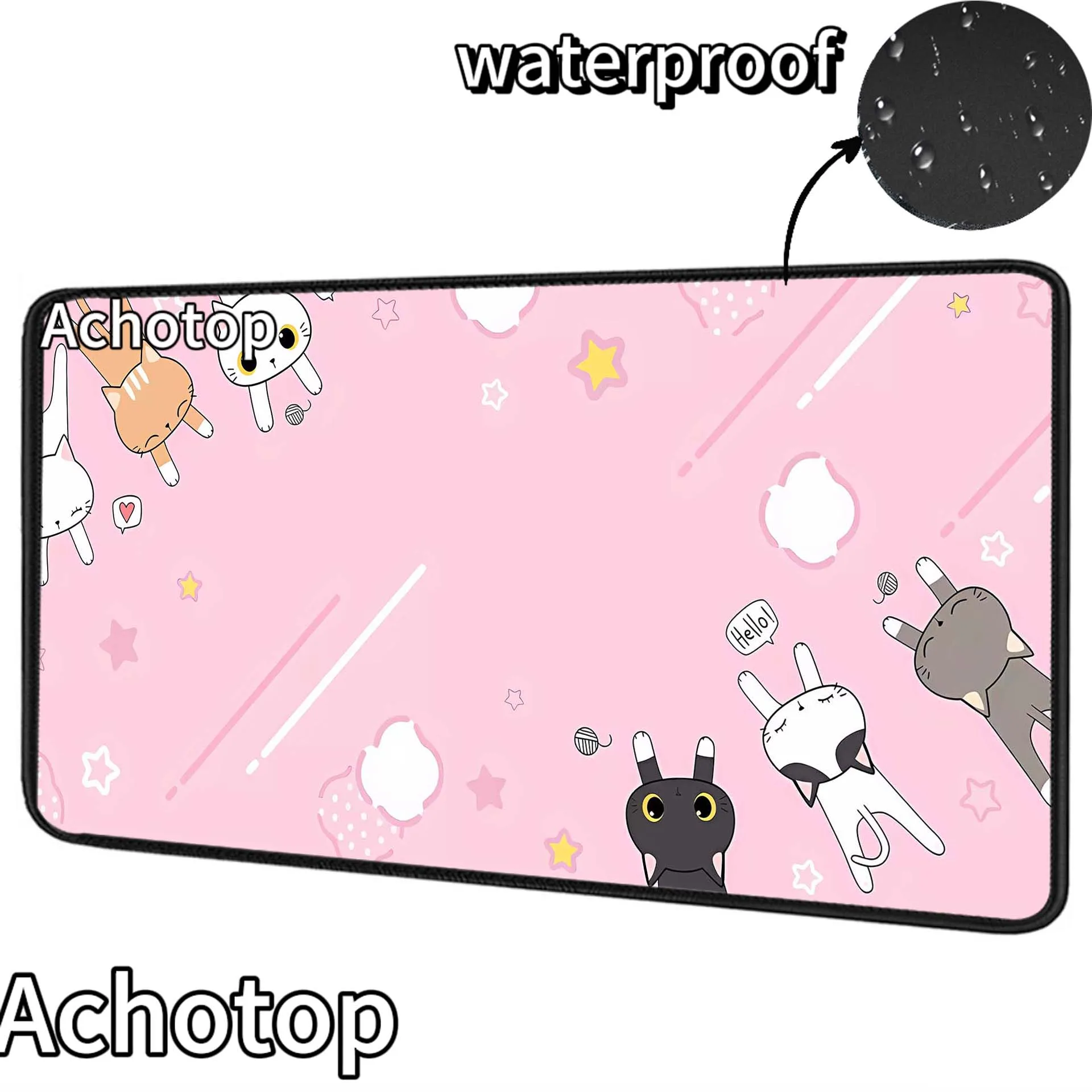 Waterproof Kawaii Cat Gaming Mouse Pad Large Gamer Mousepad HD Print Computer Desk Mat 90x40cm Mouse Mat Rubber Keyboard Pads
Waterproof Kawaii Cat Gaming Mouse Pad Large Gamer Mousepad HD Print Computer Desk Mat 90x40cm Mouse Mat Rubber Keyboard Pads