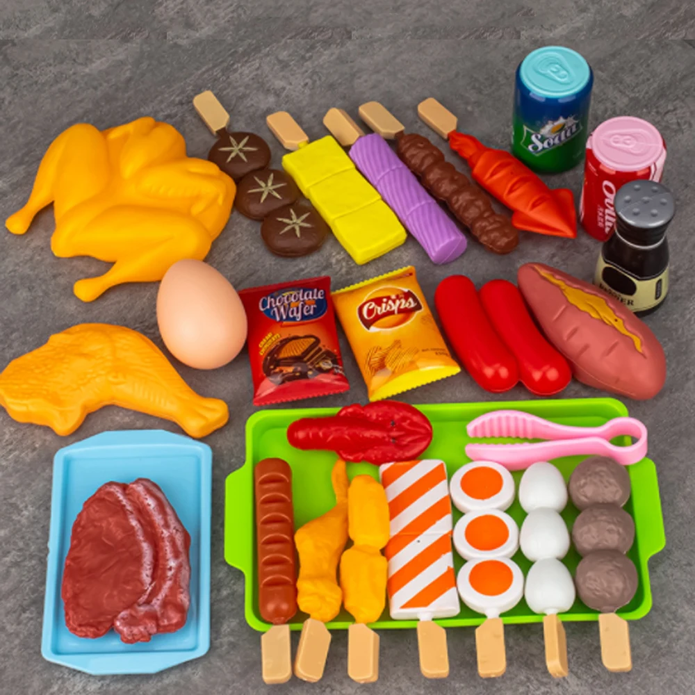 Children's Play Kitchen Dinette Simulation Barbecue Cookware Cooking Foods Educational Toys Parents-Child Role Interactive Gifts
Children's Play Kitchen Dinette Simulation Barbecue Cookware Cooking Foods Educational Toys Parents-Child Role Interactive Gifts