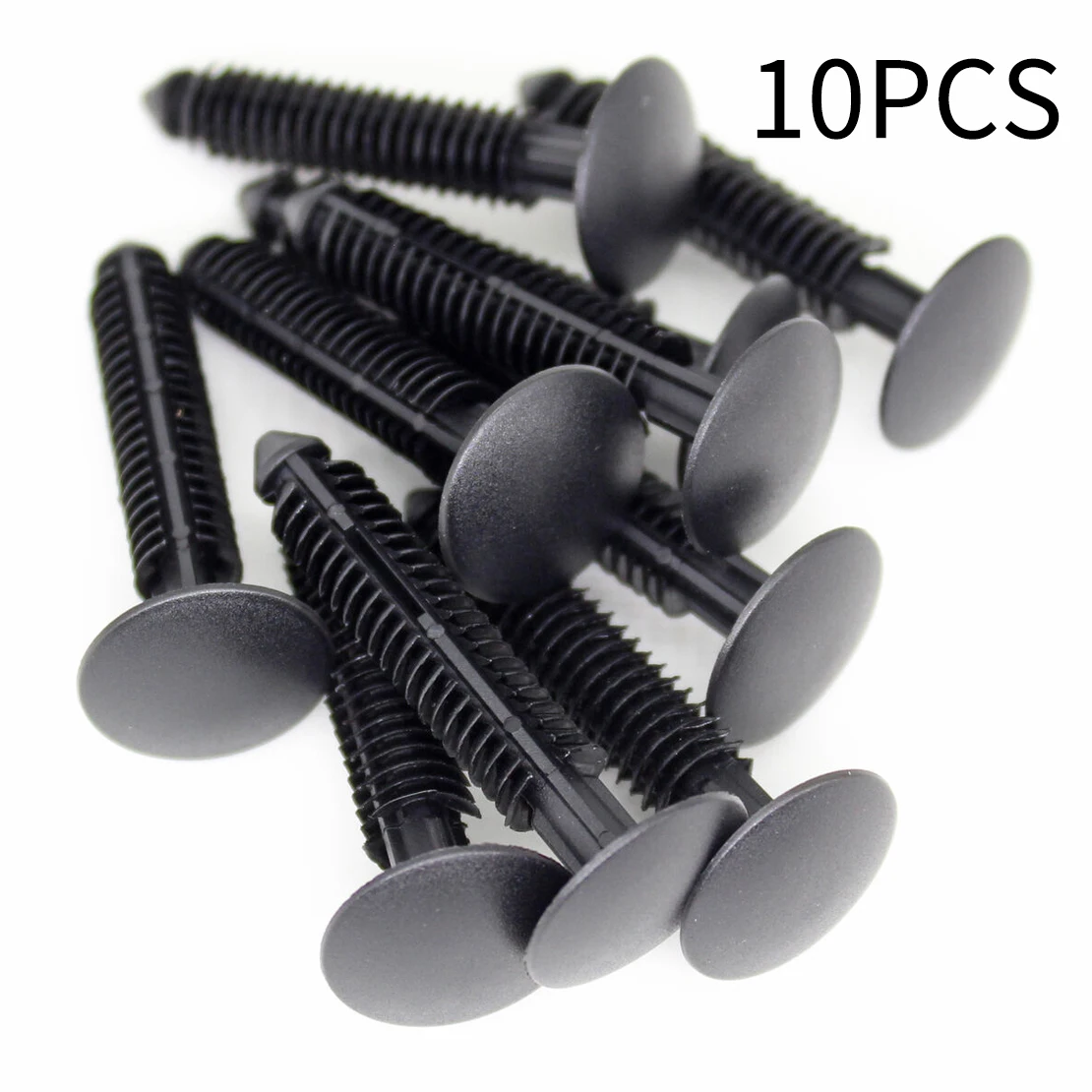 

10Pcs Car Black Rocker Molding Clip Retainer Fastener Fit for Ford Mustang 2005 2006 2007 2008 2009 2010 2011 2012 W710532-S300