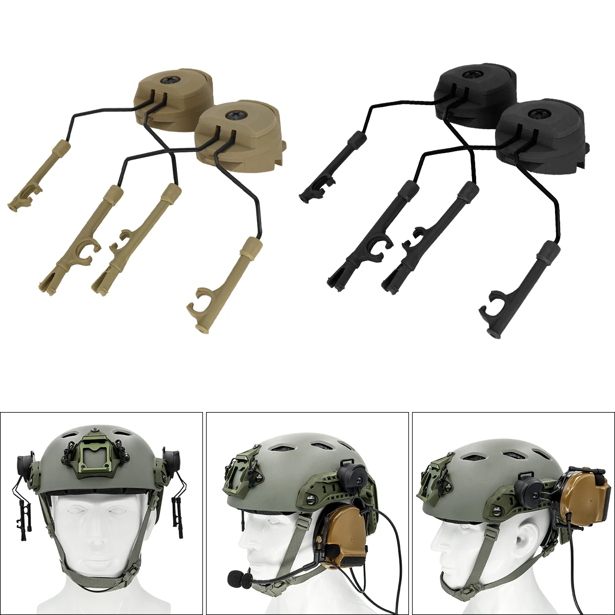 Tactical Headset Comtac II Helmet ARC OPS-CORE Helmet Track Adapter Headset Bracket Tactical Bracket
Tactical Headset Comtac II Helmet ARC OPS-CORE Helmet Track Adapter Headset Bracket Tactical Bracket