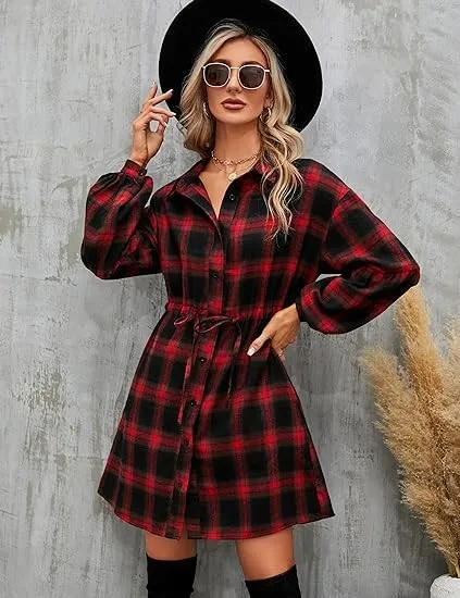 2024 Spring Summer Women Bubble Sleeve Skirt Casual Dress Pocket Slim-fit Skirt Plaid Printed Skirt Fashion Long Sleeve Skirt
2024 Spring Summer Women Bubble Sleeve Skirt Casual Dress Pocket Slim-fit Skirt Plaid Printed Skirt Fashion Long Sleeve Skirt