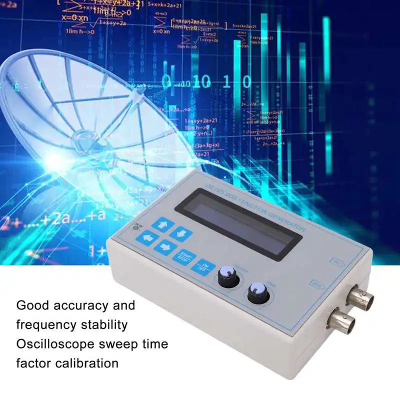 DDS Function Generator Sine Square Sawtooth Triangular Generator 1‑65534Hz DC 9V Function Generator
DDS Function Generator Sine Square Sawtooth Triangular Generator 1‑65534Hz DC 9V Function Generator