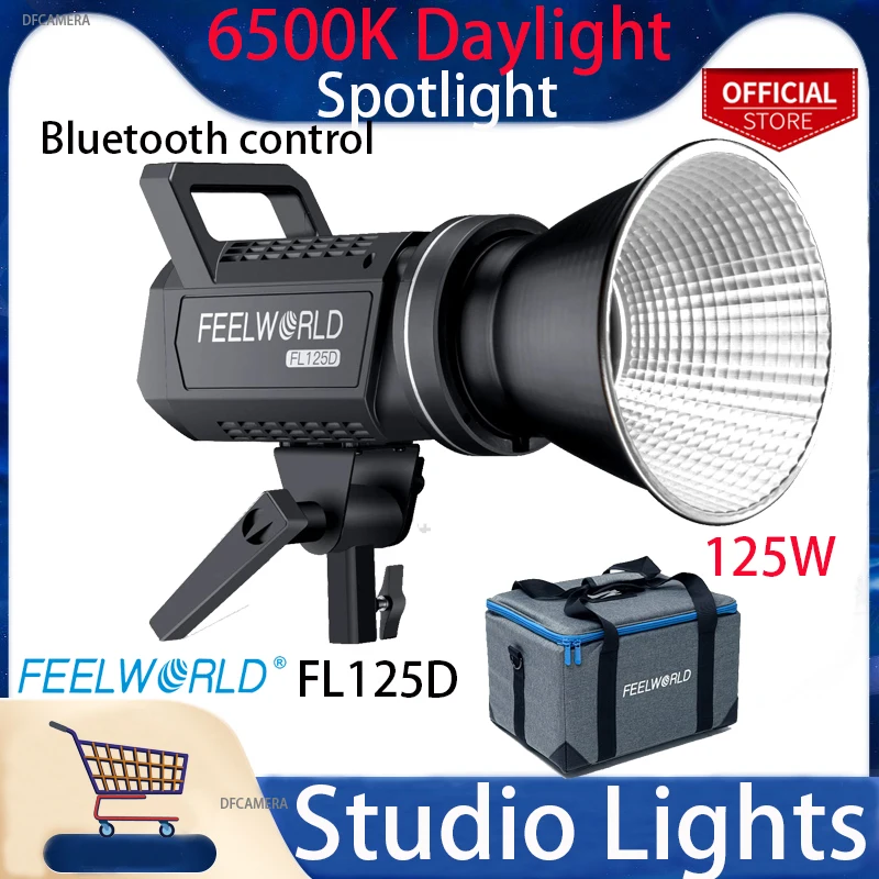 Прожектор для видеостудии FEELWORLD FL125D 125 Вт с непрерывным освещением 5600K
Прожектор для видеостудии FEELWORLD FL125D 125 Вт с непрерывным освещением 5600K