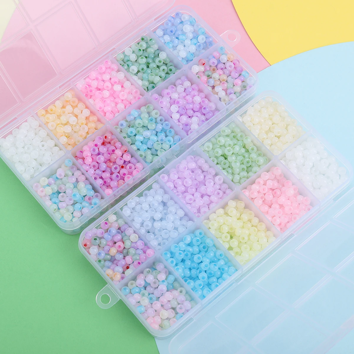 1500Pcs 4mm Cat Eye Stone Ice Glass Beads Loose Spacer Seed Beads Needlework DIY Handmade Charms Bracelets Necklaces Accessories
1500Pcs 4mm Cat Eye Stone Ice Glass Beads Loose Spacer Seed Beads Needlework DIY Handmade Charms Bracelets Necklaces Accessories
