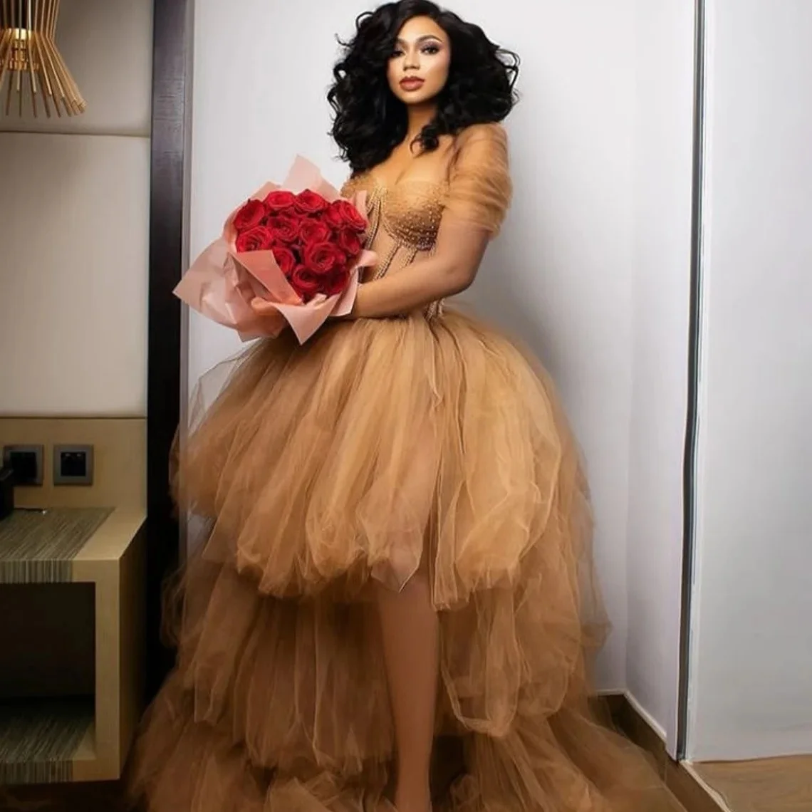 Stunning A Line Cocktail Dress Tulle With Tiered Sweetheart Beading Off The Shoulder Sleeveless For Women Formal Prom Party Gown
Stunning A Line Cocktail Dress Tulle With Tiered Sweetheart Beading Off The Shoulder Sleeveless For Women Formal Prom Party Gown