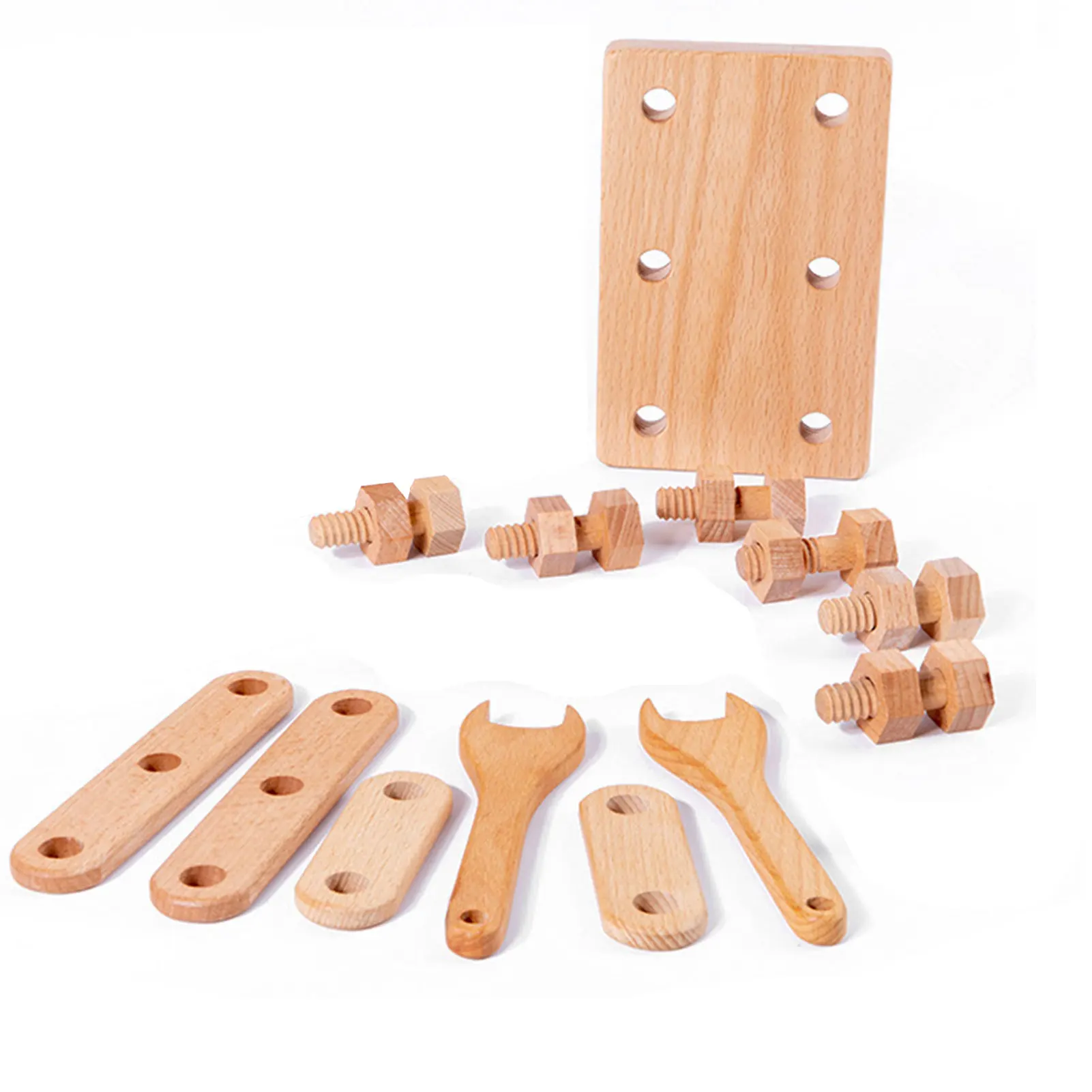 Wooden Toy Beauty Set Wood Tool Box With Wrenches Screws Nuts Educational Doctor Play Set For Girls Boys Toddlers
Wooden Toy Beauty Set Wood Tool Box With Wrenches Screws Nuts Educational Doctor Play Set For Girls Boys Toddlers