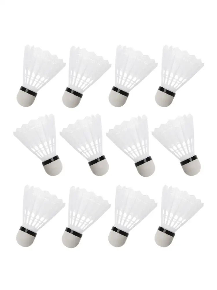 12Pcs White Badminton Plastic Shuttlecocks Lightweight For Beginners and Amateurs Outdoor Badminton Games Accessories
12Pcs White Badminton Plastic Shuttlecocks Lightweight For Beginners and Amateurs Outdoor Badminton Games Accessories