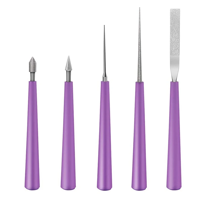 5PCS Bead Reamer Set Diamond Tipped Bead Reamer Beading Hole Enlarger Tool For Glass Plastic Metal Wood Beads
5PCS Bead Reamer Set Diamond Tipped Bead Reamer Beading Hole Enlarger Tool For Glass Plastic Metal Wood Beads