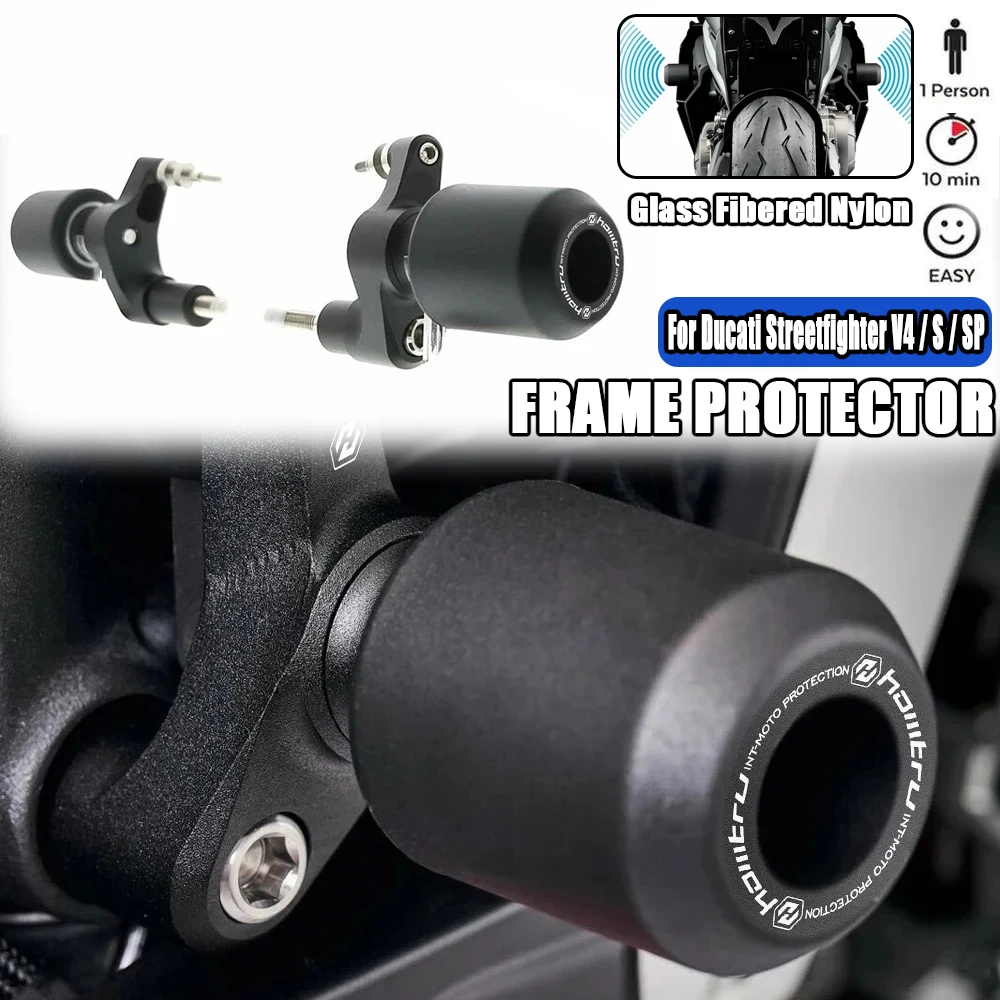 For Ducati Streetfighter V4 V4S V4SP 2020-2023 2022 Frame Sliders Crash Protector Motorcycle Accessories Falling Protection Pad
For Ducati Streetfighter V4 V4S V4SP 2020-2023 2022 Frame Sliders Crash Protector Motorcycle Accessories Falling Protection Pad