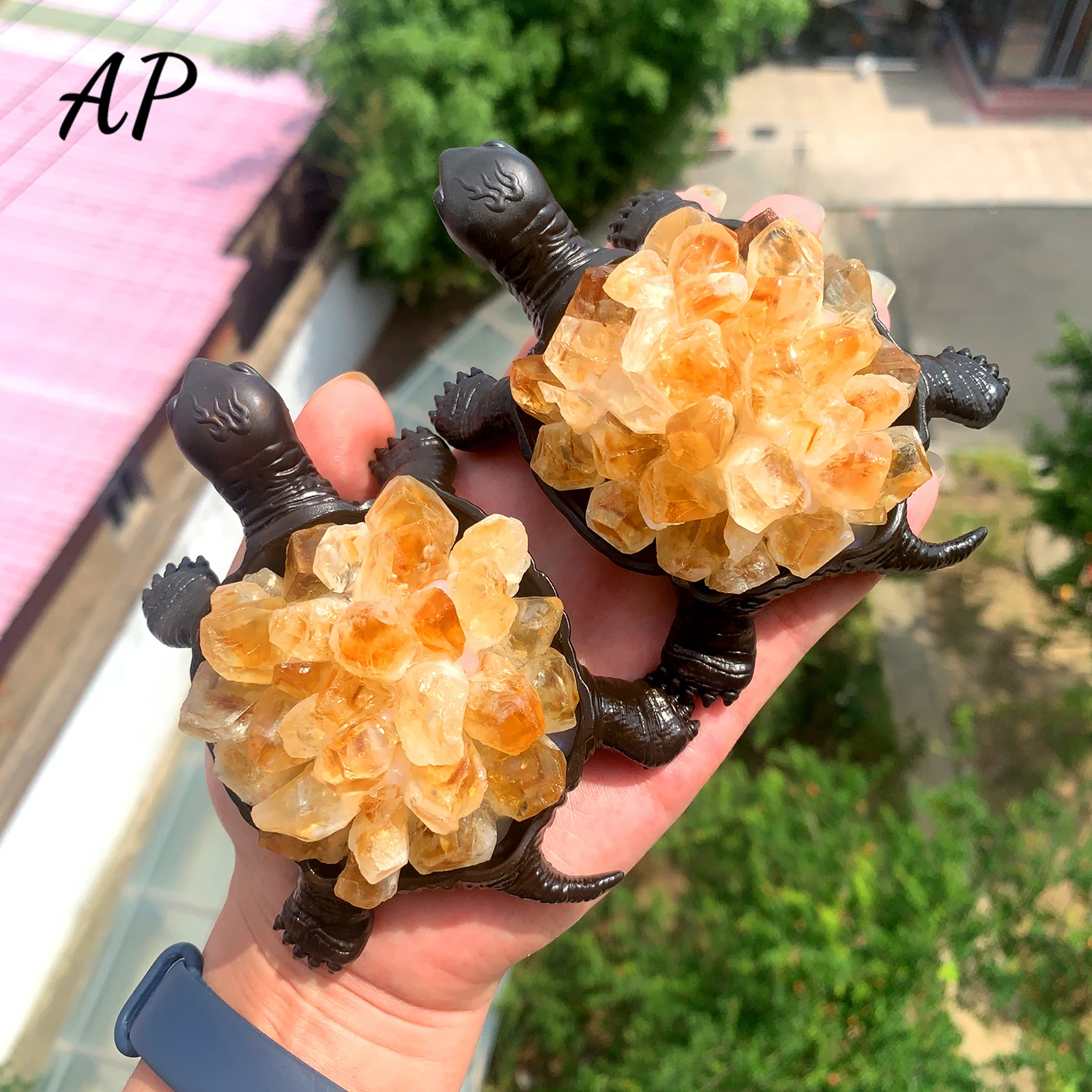 1PC Natural Stone Citrine Tooth Flower Crystal Tortoise Healing Gemstone Citrine Turtle Animal Statue For Gift Decoration
1PC Natural Stone Citrine Tooth Flower Crystal Tortoise Healing Gemstone Citrine Turtle Animal Statue For Gift Decoration