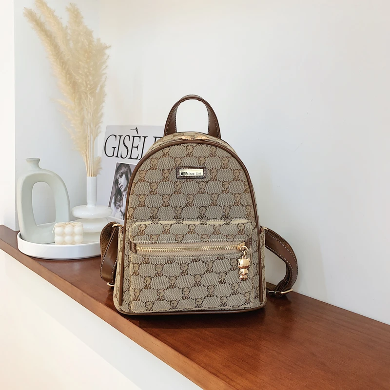 Designer Luxury Brand Women Mini Backpack Girls Travel Shoulder Leather Print Korean Casual School Female Bags Bookbag Backpacks
Designer Luxury Brand Women Mini Backpack Girls Travel Shoulder Leather Print Korean Casual School Female Bags Bookbag Backpacks