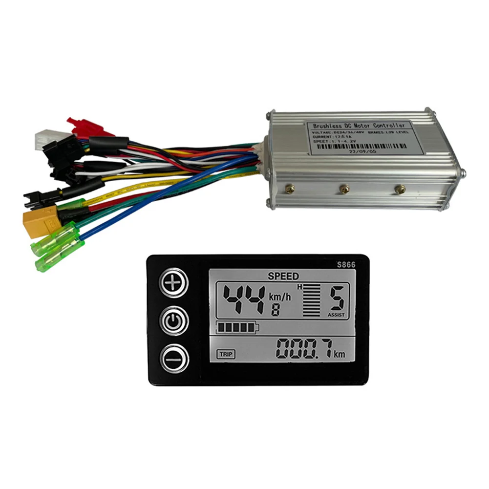 Experience a Smooth Ride with 3648V 17A 350W Sine Wave Controller Set for Electric Scooters Includes LCDS866 Display
Experience a Smooth Ride with 3648V 17A 350W Sine Wave Controller Set for Electric Scooters Includes LCDS866 Display