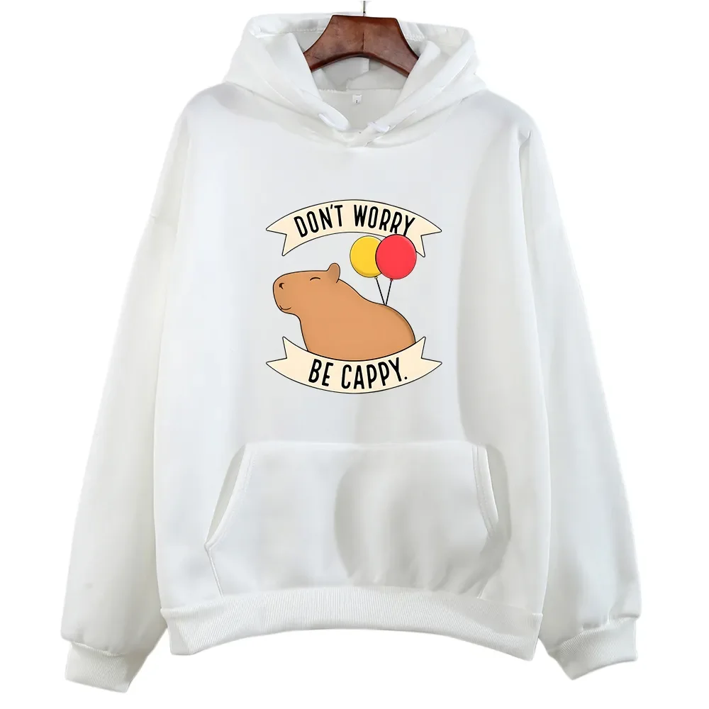Don't Worry Be Cappy Letter Print Funny Animals Capybara Hoodie Sweatshirt Women Men Cartoon Graphic Tops Unisex Fashion Hoodies
Don't Worry Be Cappy Letter Print Funny Animals Capybara Hoodie Sweatshirt Women Men Cartoon Graphic Tops Unisex Fashion Hoodies