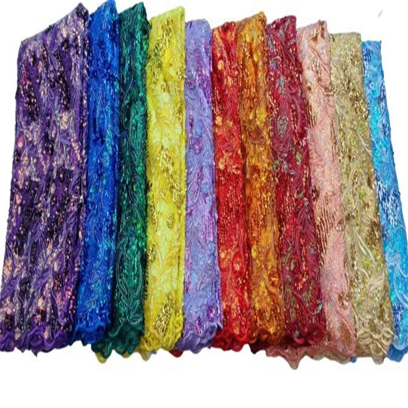 Nigerian French Lace Fabric 2023 Yellow High Quality Lace With Sequins New Design African Guipure Lace Fabric For Party Sewing
Nigerian French Lace Fabric 2023 Yellow High Quality Lace With Sequins New Design African Guipure Lace Fabric For Party Sewing