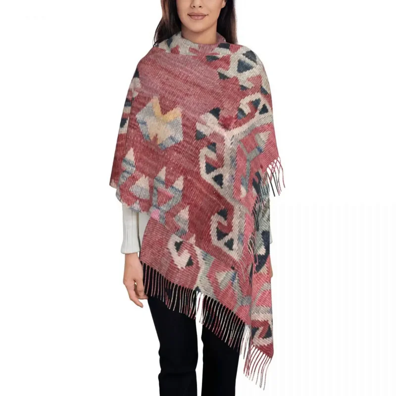 Kilim Persian Carpet Woven Textile Scarf Wrap Women Long Winter Fall Warm Tassel Shawl Unisex Turkish Tribal Ethnic Art Scarves
Kilim Persian Carpet Woven Textile Scarf Wrap Women Long Winter Fall Warm Tassel Shawl Unisex Turkish Tribal Ethnic Art Scarves