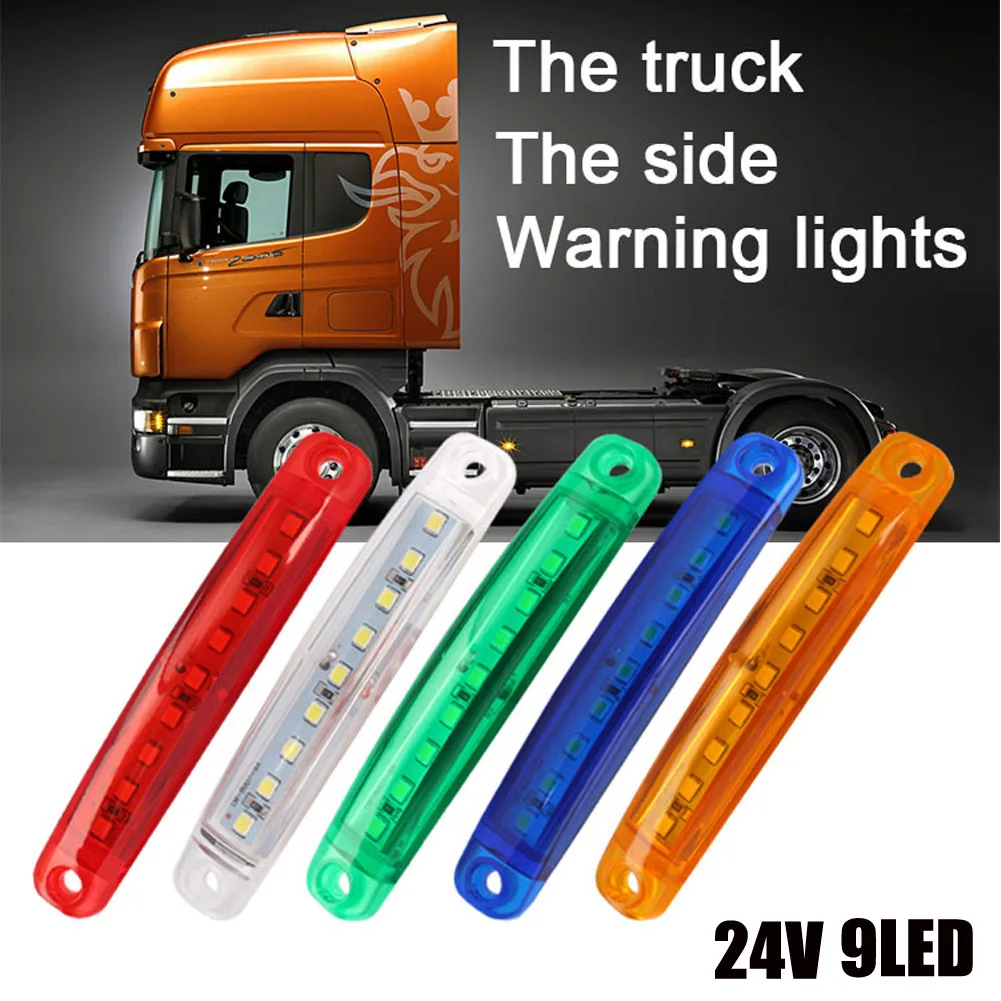 24V 9 LED Truck Side Marker Indicator Lights Car External Light Turn Light Clearance Lights Auto Replacement Accessories
24V 9 LED Truck Side Marker Indicator Lights Car External Light Turn Light Clearance Lights Auto Replacement Accessories
