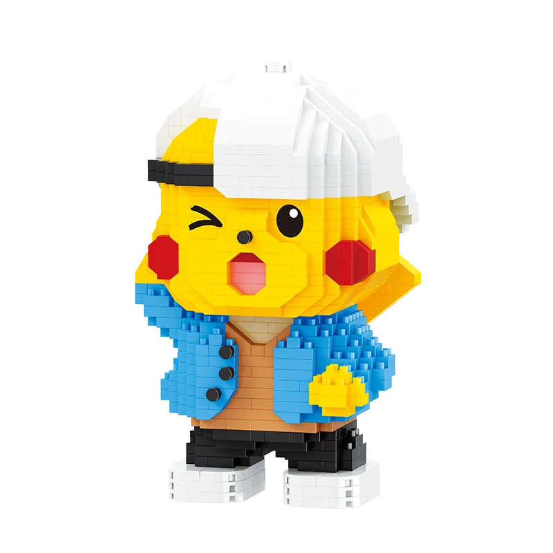 210630 Wink Boy Pikachu Blocks New Pokemon Anime Building Blocks Design Micro Building Block
210630 Wink Boy Pikachu Blocks New Pokemon Anime Building Blocks Design Micro Building Block