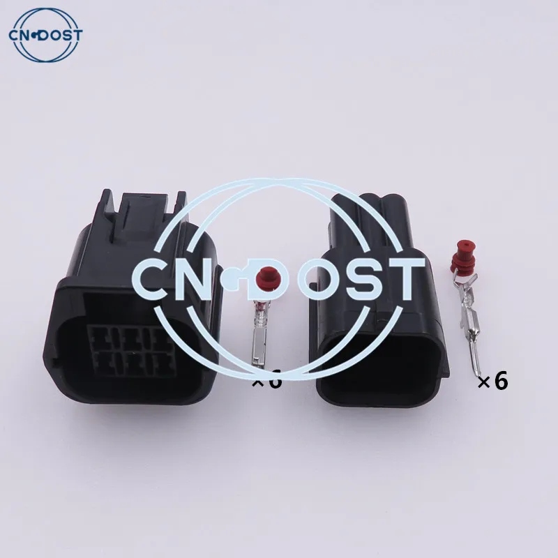 

1 Set 6 Way Electrical Accelerator Pedal Sensor Socket Waterproof Car Cable Connector AC Assembly 7283-9332-30 7182-9331-30