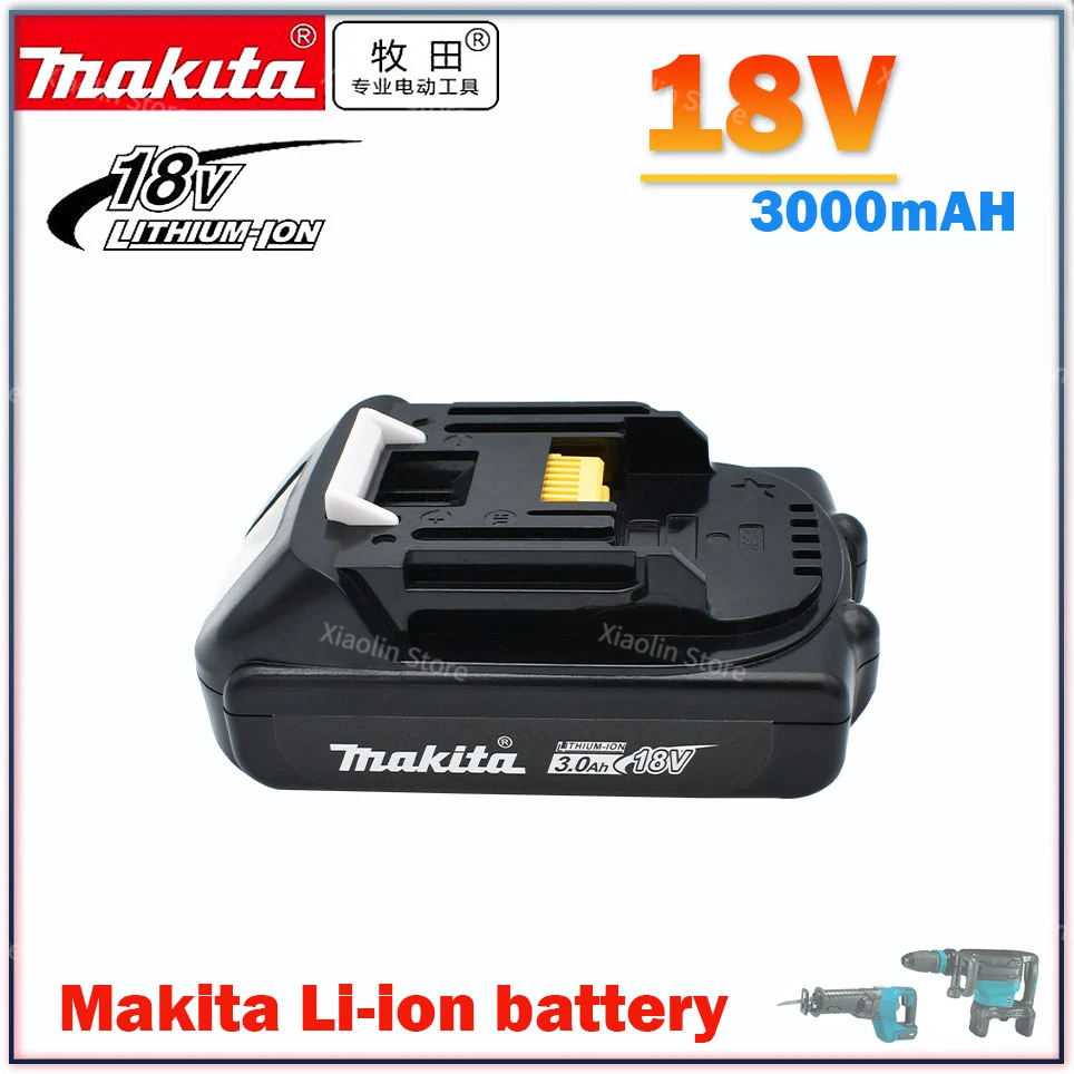 Makita Rechargeable 18V 3.0Ah Li-Ion Battery For Makita BL1830 BL1815 BL1860 BL1840 194205-3 Replacement Power Tools Battery
Makita Rechargeable 18V 3.0Ah Li-Ion Battery For Makita BL1830 BL1815 BL1860 BL1840 194205-3 Replacement Power Tools Battery