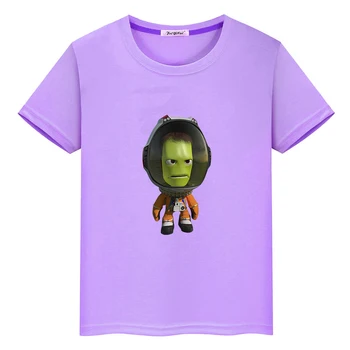 Kerball Space Programm Spiel druck T-Shirts 100% Baumwolle hochwertige lässige T-Shirts für Jungen/Mädchen lässig Kurzarm Kinder hemd