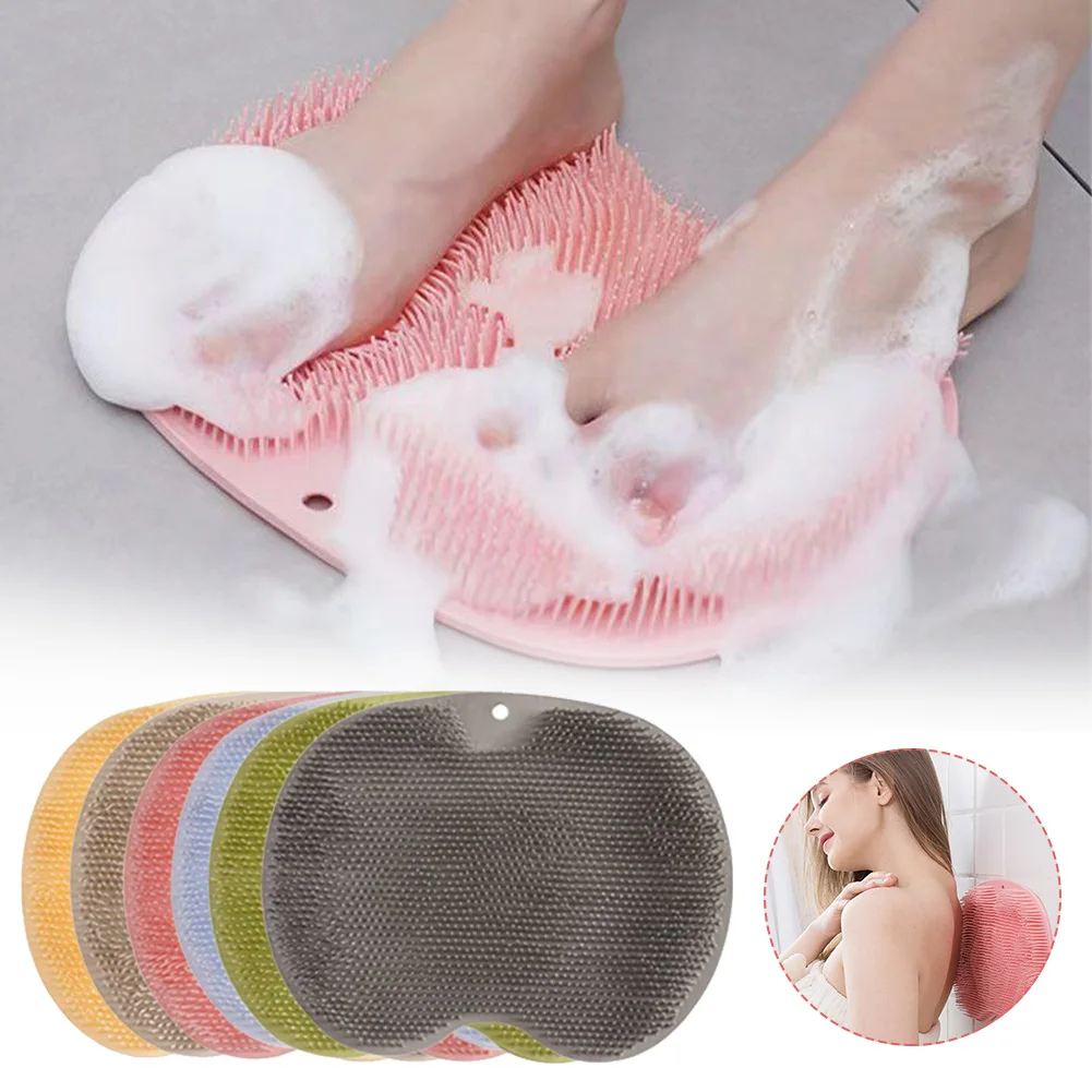 Bathroom Back Scrubber Wall Mounted Suction Cup Silicone Back Exfoliator Foot Massage Pad for Shower Non-Slip Mat Cleaning Brush
Bathroom Back Scrubber Wall Mounted Suction Cup Silicone Back Exfoliator Foot Massage Pad for Shower Non-Slip Mat Cleaning Brush