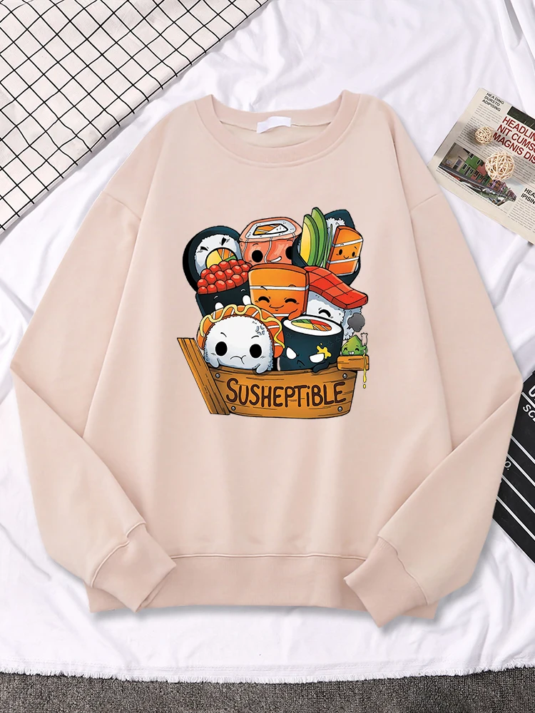 Susheptible Delicious Sushi Family Women Hoodies Oversized Casual Sweatshirt Autumn Creative Fleece Clothing Female Long Sleeves
Susheptible Delicious Sushi Family Women Hoodies Oversized Casual Sweatshirt Autumn Creative Fleece Clothing Female Long Sleeves