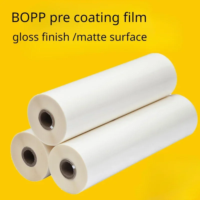 200M BOPP Pre Coating Film Roll Wear Resistant High Viscosity Bright Film Matte Films Hot Laminating Film Photo Hot Lamination
200M BOPP Pre Coating Film Roll Wear Resistant High Viscosity Bright Film Matte Films Hot Laminating Film Photo Hot Lamination