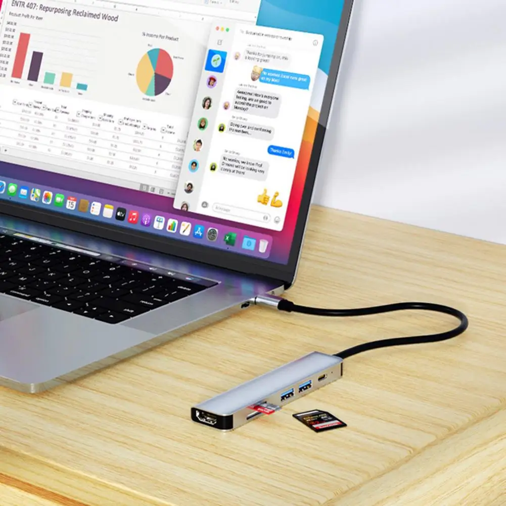 Надежная, хорошая теплоотдача, легкая док-станция с Type C на HDMI, совместимая с USB 3,0 PD, компьютерные аксессуары
Надежная, хорошая теплоотдача, легкая док-станция с Type C на HDMI, совместимая с USB 3,0 PD, компьютерные аксессуары