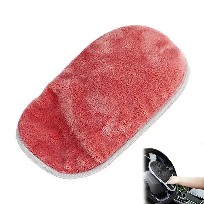 

Car Washing Mitts Absorbent Wash Pad Car Mitt Soft Scratch-Free Coral Velvet Cleaning Mitts 1pc Car Wash Accessories For Wiping