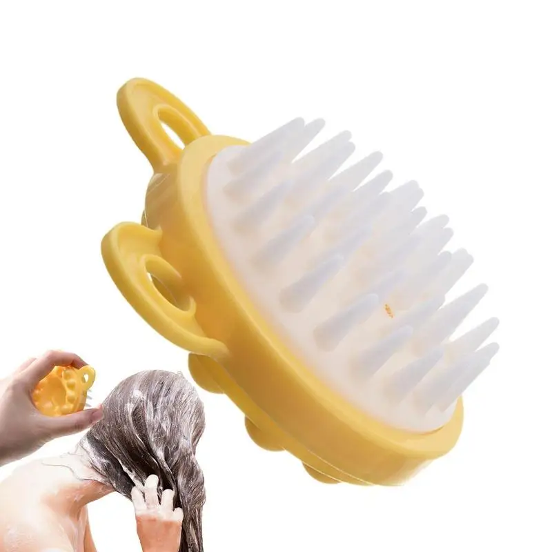 

Hair Scrubber Portable Silicone Scalp Massager Shampoo Brush Shower Hair Brush Hair Growth And Head Massage Bathroom accessories