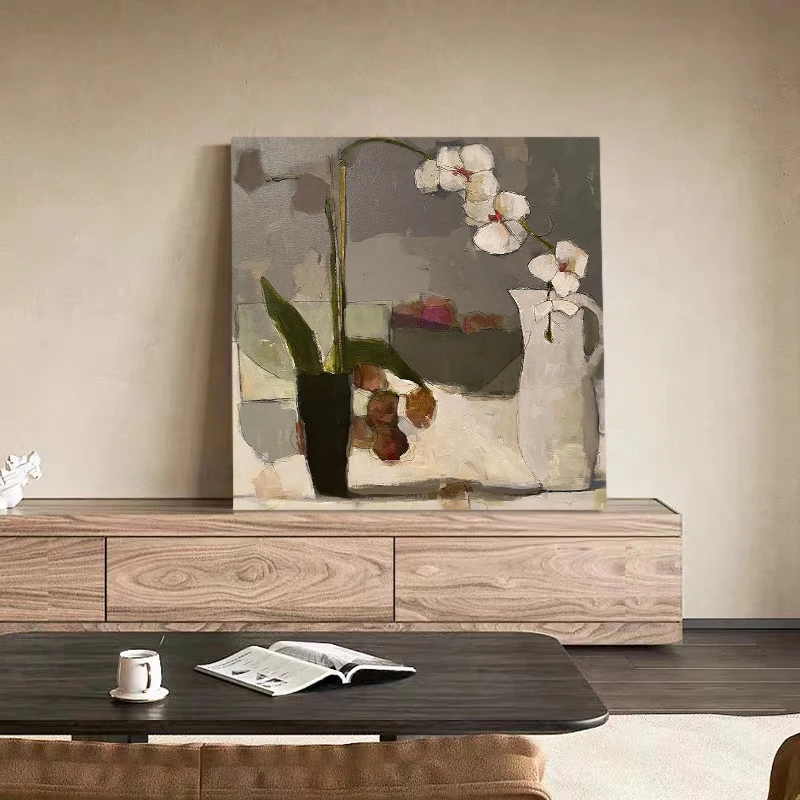 Hand-painted Abstract Oil Painting On Canvas Art Flower Painting Texture Minimalist Art Large Wall Art Korean Style Room Decor
Hand-painted Abstract Oil Painting On Canvas Art Flower Painting Texture Minimalist Art Large Wall Art Korean Style Room Decor